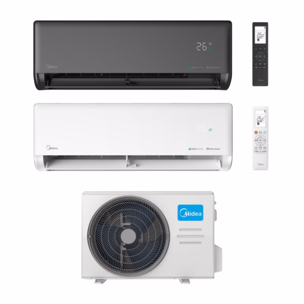 Midea Solstice siltumsuknis gaiss gaiss